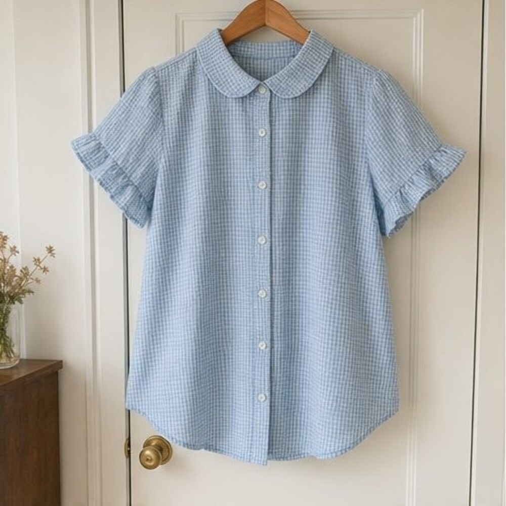 Black Pleated Blouse